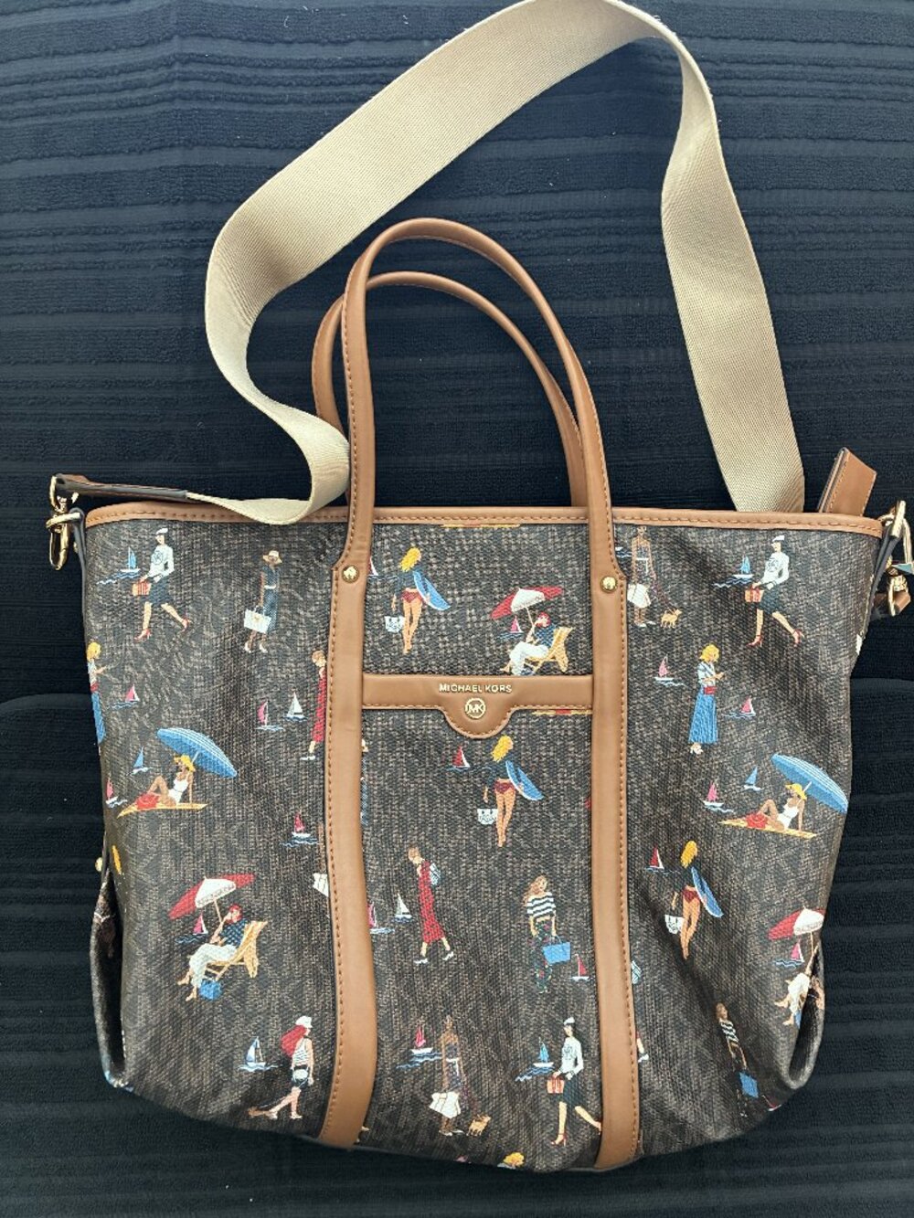 Michael Kors Signature Beach Print Tote